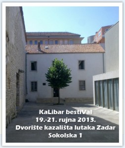 Dvorište kazališta lutaka Zadar