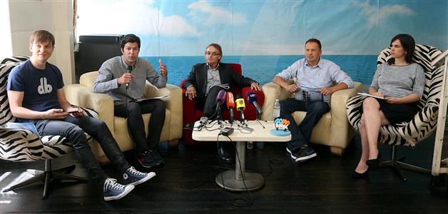 Davor Bruketa, Nikola Vrdoljak, Predrag Grubić, Tomo Ricov i Ružica Vrdoljak (foto Goran Stanzl-Pixsell)