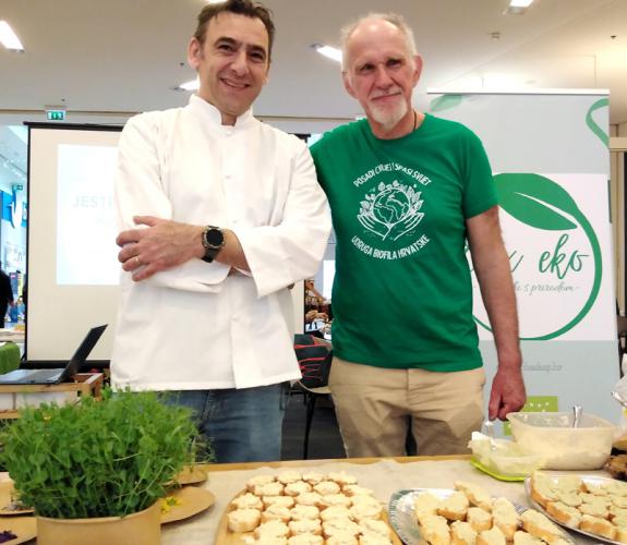 Chef Bojan Hohnjec i prof. dr. sc. Albert Marinculić